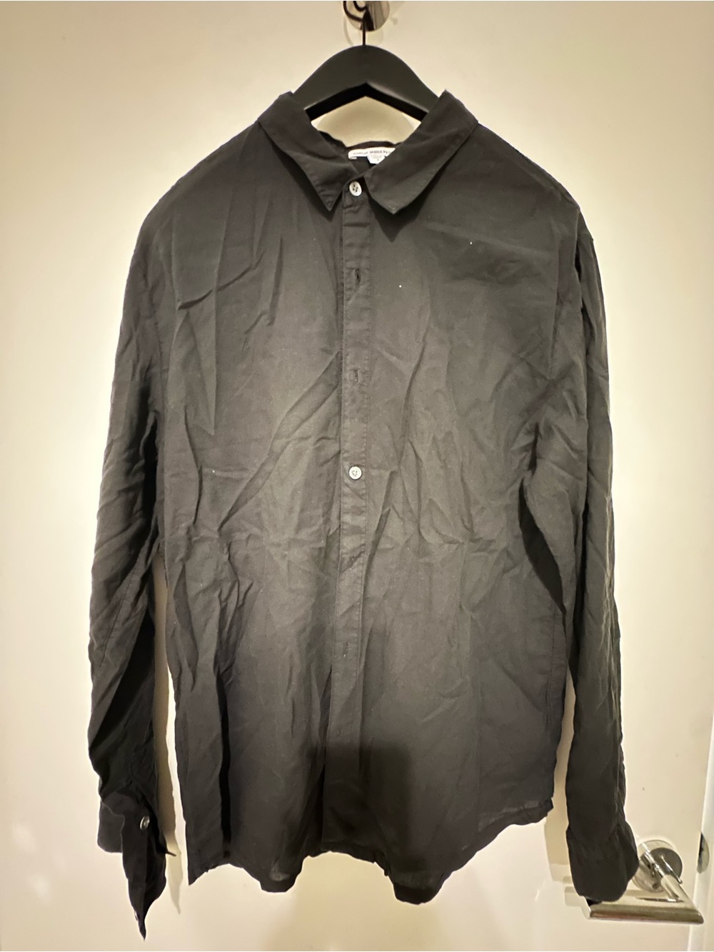 James Perse Black Crewneck Top